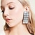cheap Earrings-Women&#039;s Hoop Earrings Geometrical Precious Statement Rock Imitation Diamond Earrings Jewelry Silver For Wedding Party 1 Pair