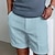 cheap Linen Shorts-Men&#039;s Shorts Linen Shorts Summer Shorts Beach Shorts Zipper Plain Comfort Breathable Short Outdoor Daily Streetwear Stylish Casual Black White Inelastic
