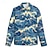 preiswerte Herren Hawaiihemd-Carefree Interlude x Joshua Jo Herren-Langarmhemden mit Wellen-Print für den Urlaub