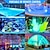 tanie Oświetlenie podwodne-2 szt. Akumulatorowe podwodne, zatapialne oświetlenie basenu z pilotem ip68 wodoodporne pływające światła led zmieniające kolor do wanny z hydromasażem