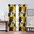 cheap Blackout Curtain-Blackout Curtain Palm Tree Curtain Drapes For Living Room Bedroom Kitchen Window Treatments Thermal Insulated Room Darkening