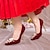 ieftine Pantofi de Mireasă-Pentru femei Tocuri pantofi de nunta Slip-On-uri Cadouri de Valentin Pantofi rochie Nuntă Ziua Îndrăgostiților Floral Tocuri de nunta Pantofi de mireasa Pantofi de domnișoară de onoare Funde Imitație
