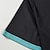 cheap Classic Polo-Men&#039;s Golf Shirt Golf Polo Work Casual Lapel Short Sleeve Basic Modern Color Block Patchwork Button Spring &amp; Summer Regular Fit Red Royal Blue Green Golf Shirt