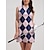 abordables Collection de créateurs-Femme robe de golf Rose Sans Manches Vêtements de golf pour femmes, tenues, vêtements