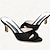 cheap Wedding Shoes-Women&#039;s Wedding Shoes Sandals Kitten Heel Open Toe Minimalism Satin Loafer Black White Ivory