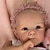 olcso Babák-19 hüvelyk Újjászületett Doll Újjászületett baba baba élethű Ajándék Új design Kreatív Szeretetreméltő Ruhaanyag 3/4 szilikonrudak és pamut teli testek ruhákkal és kiegészítőkkel a lányok