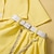 Недорогие Комплекты-3 предмета Дети (1-4 лет) Девочки Сплошной цвет кнопка Рубашка и шорты Устанавливать Длинный рукав Отпуск на открытом воздухе Хлопок 3-7 лет Весна Желтый Розовый Зеленый