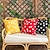 お買い得  屋外枕＆カバー-防水屋外用枕カバー 1 枚、水玉模様のクラシック、伝統的な正方形のジッパー、伝統的なクラシック。
