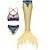 Недорогие Плавательные костюмы-Детский купальный костюм из трех предметов для девочек, купальник-русалка, уличные весы, моноласты, купальные костюмы, весна 2-12 лет