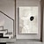 billige Abstrakte malerier-aohan svart hvit grå stue dekorativt maleri høysans italiensk abstrakt landing maleri veranda sofa bakgrunn veggmalerier (ingen ramme)