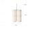 voordelige Eilandlichten-led hanglamp 1/3 kop stof/metaal hanglamp 18*45cm eenvoudig café restaurant bar hanglamp e26/27 plafondlamp 85-265v