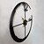 cheap Wall Accents-Nordic Modern Light Luxury Wall Clock Fashion Simple Metal Mute Hanging Clock Home Living Room Creative Pendant Watch Decor 60 cm