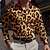Недорогие мужские рубашки с рисунком-Леопардовый принт зебры, мужская модная повседневная рубашка с 3D принтом, уличная, уличная, для отдыха, весна &amp; Летняя отложная рубашка желто-оранжевого цвета с длинными рукавами S M L из эластичной