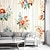 cheap Floral &amp; Plants Wallpaper-Cool Wallpapers Yellow Vintage Flowers Wallpaper Wall Mural Roll Sticker Peel and Stick Removable PVC/Vinyl Material Self Adhesive/Adhesive Required Wall Decor for Living Room Kitchen Bathroom
