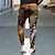billige sweatpants med print til mænd-Herre Afslappet Soldat Joggingbukser 3D-udskrivning Medium Talje Elastik i taljen med snøre udendørs Gade Afslappet Forår Efterår Vinter Regulær Mikroelastisk