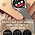 abordables Bracelets connectés-696 AK60 Montre intelligente 1.27 pouce Montre intelligente avec bracelet Bluetooth Podomètre Rappel d&#039;Appel Moniteur de Sommeil Compatible avec Android iOS Femme Mode Mains-Libres Rappel de Message