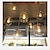 abordables Design Lanterne-Lustres 7 lumières 90cm cluster design suspension cuivre galss plafonnier suspendu pour salon salle à manger, foyer, îlot de cuisine