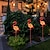preiswerte Skulpturen- und Landschaftsbeleuchtung-Solar-Flamingo-Außenleuchte, IP65, wasserdicht, für Garten, Rasen, Hof, Teich, Hinterhof, Landschaft, LED-Dekoration, 1 x