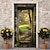 זול כיסויי דלתות-מבט לים מכסה דלת דלת שטיח דלת קישוט וילון רקע דלת באנר לדלת הכניסה בית חווה אספקת עיצוב מסיבת חג