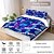 abordables Ensembles de housse de couette-ciel étoilé motif animal lit double housse de couette lit simple ensemble de parterre de fleurs chaud ensemble 2 pièces ensemble 3 pièces ensemble en peluche courte légère et douce