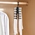 Недорогие Вешалка для одежды-увеличьте пространство своего шкафа с помощью этой вращающейся вешалки для галстуков - организуйте до 20 галстуков и ремней с противоскользящими функциями, удобным извлечением шарфов и ремней,