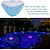preiswerte Unterwasserlampen-Schwimmendes Poollicht, tauchfähiges LED-Poollicht mit Meeresfischmuster, batteriebetrieben, RGB-Farbwechsel, Unterwasser-Poollicht, Teich, Whirlpool, Landschaftsdekor für Kindergeburtstagsgeschenke, 1/2 Stück
