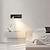 olcso LED-es falilámpák-fali lámpa beltéri hálószoba dolgozószoba modern vezeték nélküli töltés akril fém meleg fény 1 fény 28cm 110-120v 220-240v