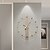 cheap Wall Accents-Clock Round Wall Clock Non Ticking Quartz Decorative Wall Watch Clock for Living Room Kitchen Home Office 60 cm