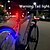 Недорогие Уличные велосипедные фонари и отражатели-Велосипедные фонари на солнечных батареях с динамиком USB-перезаряжаемые передние фонари для велосипеда 918 задние фонари светодиодные фонари для горного велосипеда фары в форме колокола велосипедные
