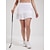 preiswerte Designer-Kollektion-Damen Golf Skorts Weiß Röcke Damen-Golfkleidung, Kleidung, Outfits, Kleidung