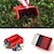 voordelige accessoires voor plantenverzorging-bessenplukker met metalen kam, plastic bosbessenplukschep met ergonomisch handvat, bosbessenplukharken voor gemakkelijker bessenoogst, 21 x 15 cm (rood)