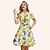 cheap Historical &amp; Vintage Costumes-Retro Vintage 1950s Dress Swing Dress Flare Dress Women&#039;s Masquerade Homecoming Tea Party Casual Daily Dress