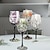 economico Bicchieri-Bicchieri da vino con albero delle quattro stagioni, ideali per vino bianco, vino rosso o cocktail, regalo novità per compleanni, matrimoni, San Valentino 1pz