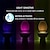 cheap Indoor Night Lights-LED Human Body Sensing Light up in Night Human Body Toilet Hanging Atmosphere 8/16 Colors Toilet Sensing Light Toilet Lid Light
