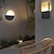 cheap Outdoor Wall Lights-Led Outdoor Waterproof Wall Lights For Home， Glass Single Head 7W Double Head 14W Sand Black Outdoor Waterproof Modern，Suitable For Bathroom and Outdoor,Warm White IP65 85-265V