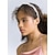 abordables Accessoires de coiffure-1pc bandeaux tressés pour femmes filles en cuir mince bandeaux pour cheveux des femmes mode bandeau antidérapant couleurs unies accessoires de cheveux