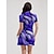 baratos Coleção de designers-Mulheres Vestido de tênis vestido de golfe Azul Oceano Manga Curta Vestidos Roupas femininas de golfe, roupas, roupas, roupas