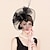 voordelige Hoeden &amp; Hoofdstukken-hoofdbanden fascinators hoeden tule sinamay bunkerhoed hoge hoed sluier hoed bruiloft tea party elegante bruiloft met strass strik hoofddeksel hoofddeksels