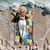 baratos Cobertores &amp; Mantas-Toalha de praia colorida, toalhas de praia para viagens, toalha de secagem rápida para nadadores, toalhas de praia à prova de areia para mulheres, homens, meninas, crianças, toalhas de piscina