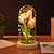 Недорогие Декоративные огни-Стеклянная крышка тюльпана, креативный ночник для дома, декор спальни, день матери, день святого валентина, лучший подарок, аккумулятор, подарок на день рождения для друзей