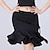 cheap Latin Dancewear-Latin Dance Ballroom Dance Skirts Cinch Cord Ruffles Pure Color Women&#039;s Performance Training High Spandex