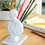 cheap Statues-Julius Caesar Bust Pencil Holder - Resin Pen Storage Holder Stand - Decorative Desk Marker Holder Organizers, Creative Desk Decor for Dorm Home