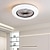 Χαμηλού Κόστους Φώτα Οροφής-ανεμιστήρες οροφής με φώτα, μοντέρνος ανεμιστήρας οροφής χαμηλού προφίλ 55cm, flush mount 72w, 3 χρώματα, 3 ταχύτητες, ρυθμιζόμενος ανεμιστήρας οροφής με φως 110-240v