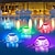 お買い得  屋外用ウォールライト-フローティングプールライトソーラー LED 防水プールライト rgb 色変更池ナイトライト用スイミングプール温水浴槽池スパバスルームの装飾ランプ 1/2 個