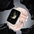 preiswerte Smartwatch-M1 Smartwatch 1.83 Zoll Smartwatch Fitnessuhr Bluetooth Schrittzähler Anruferinnerung AktivitätenTracker Kompatibel mit Android iOS Damen Herren Langer Standby Freisprechanlage Wasserdicht IP 67 45,5