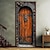 Недорогие Дверные чехлы-Старые старинные дверные дверные покрытия дверной гобелен дверной занавес украшение фон дверной баннер для входной двери фермерский дом праздничный декор для вечеринок