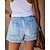 cheap Women&#039;s Shorts-Women&#039;s Shorts Denim Tassel Fringe Side Pockets Short White Summer