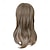 abordables peluca vieja-Peluca de moda para mujer, pelo sintético dorado, pelucas largas onduladas, peluca rizada