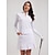 economico Collezione di stilisti-Per donna POLO Nero Bianco Manica lunga Superiore Abbigliamento da golf da donna Abbigliamento Abiti Abbigliamento