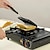 cheap Kitchen Cookware-1pc Sandwich Maker Non-stick Grilled Sandwich Double Sided Frying Pan, Bread Toast Breakfast Pan Omelette Pan Outdoor Camping Baking Pan Kitchen Supplies
